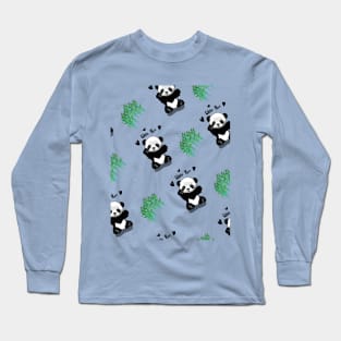 Pattern little panda Long Sleeve T-Shirt